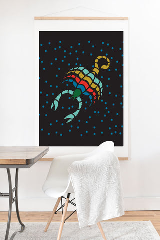 Holli Zollinger ZODIAC SCORPIO Art Print And Hanger