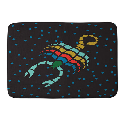 Holli Zollinger ZODIAC SCORPIO Memory Foam Bath Mat