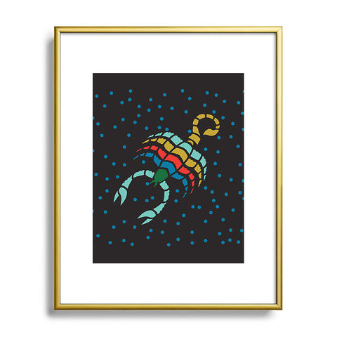 Holli Zollinger ZODIAC SCORPIO Metal Framed Art Print
