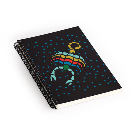 Holli Zollinger ZODIAC SCORPIO Spiral Notebook