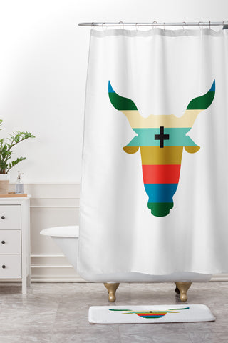 Holli Zollinger ZODIAC TAURUS Shower Curtain And Mat