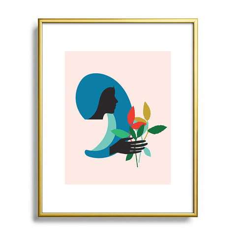 Holli Zollinger ZODIAC VIRGO Metal Framed Art Print