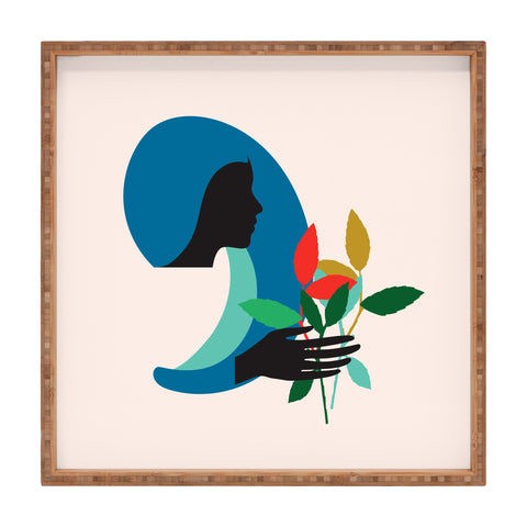 Holli Zollinger ZODIAC VIRGO Square Tray