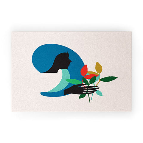 Holli Zollinger ZODIAC VIRGO Welcome Mat