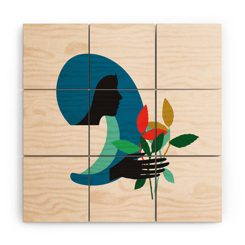 Holli Zollinger ZODIAC VIRGO Wood Wall Mural