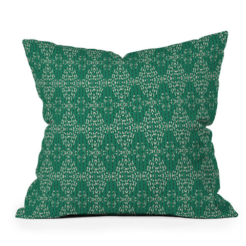 Holli Zollinger ZOLA KANTHA GREEN Throw Pillow