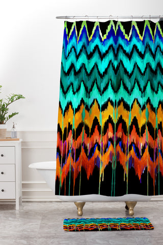 Holly Sharpe African Essence Shower Curtain And Mat