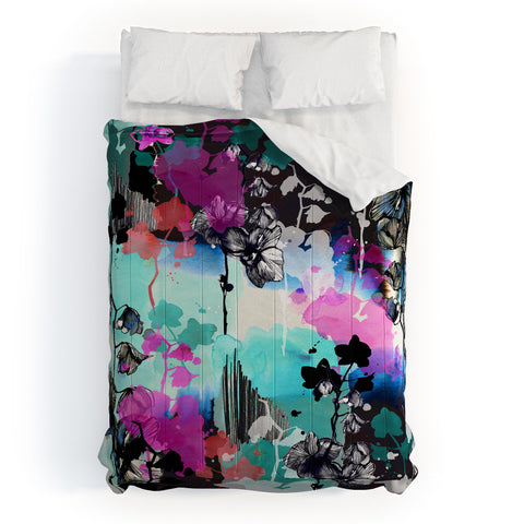 Holly Sharpe Black Orchid Comforter