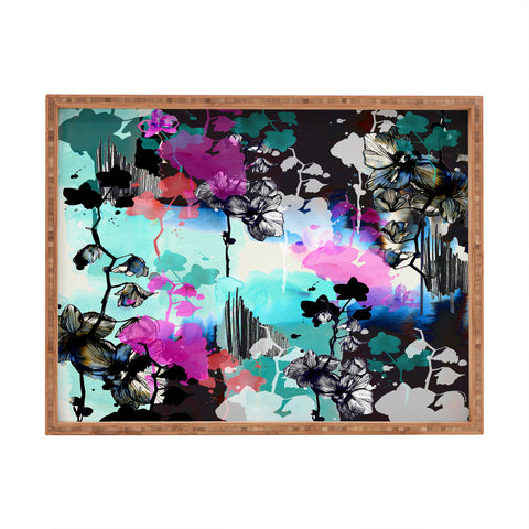 Holly Sharpe Black Orchid Rectangular Tray