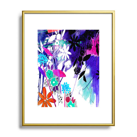 Holly Sharpe Captivate Floral Metal Framed Art Print