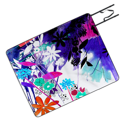 Holly Sharpe Captivate Floral Picnic Blanket