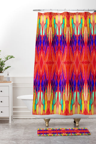 Holly Sharpe Carnival 01 Shower Curtain And Mat