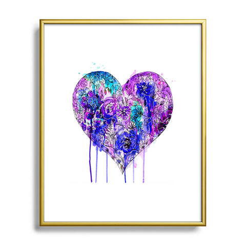 Holly Sharpe Cherish In Winter Metal Framed Art Print