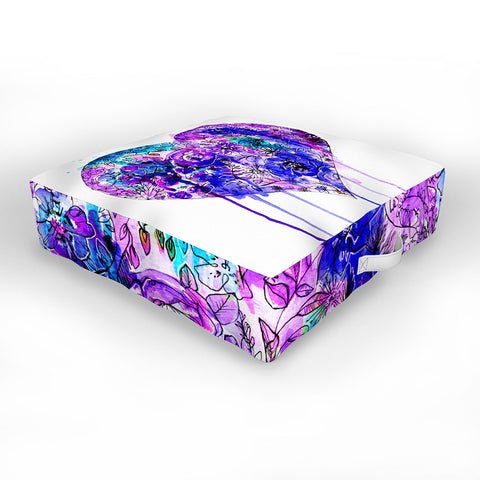 Holly Sharpe Cherish In Winter Outdoor Floor Cushion