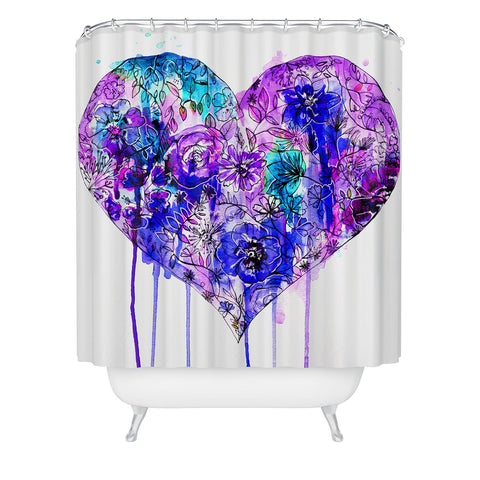 Holly Sharpe Cherish In Winter Shower Curtain