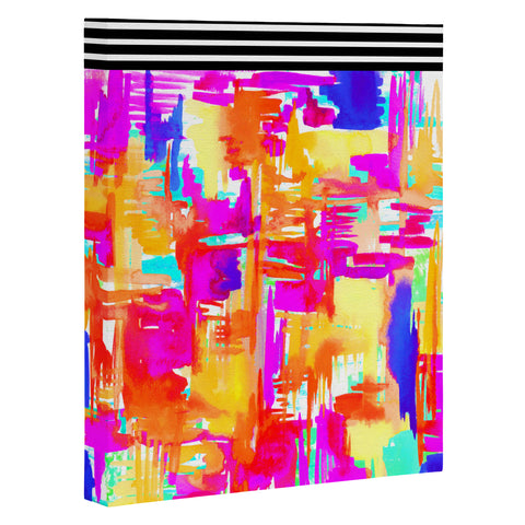 Holly Sharpe Colorful Chaos 1 Art Canvas