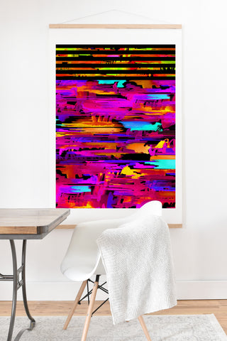 Holly Sharpe Colorful Chaos 2 Art Print And Hanger