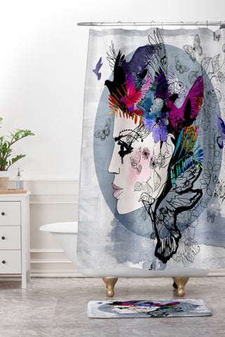 Holly Sharpe Estrella Shower Curtain And Mat