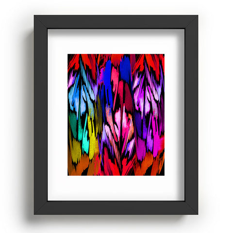 Holly Sharpe Feather Rainbow Recessed Framing Rectangle