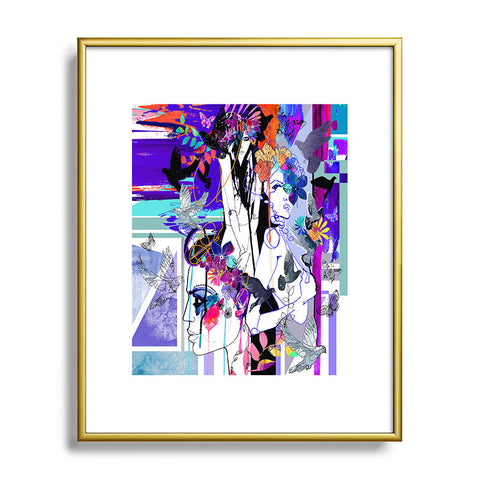 Holly Sharpe Fever Metal Framed Art Print