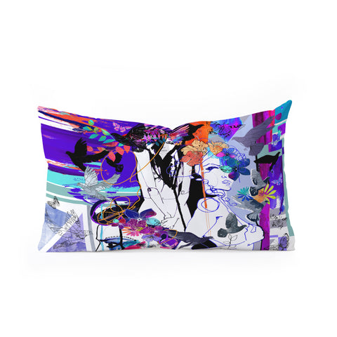 Holly Sharpe Fever Oblong Throw Pillow