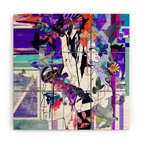 Holly Sharpe Fever Wood Wall Mural