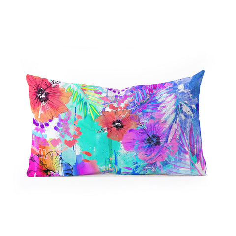 Holly Sharpe Hawaiian Heat Oblong Throw Pillow