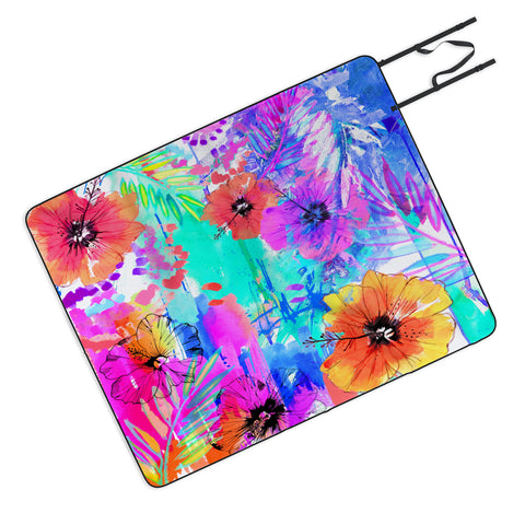 Holly Sharpe Hawaiian Heat Picnic Blanket