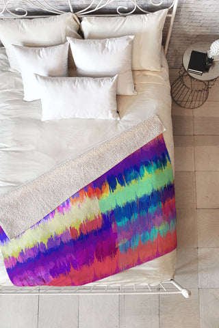 Holly Sharpe Indian Nights Fleece Throw Blanket