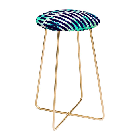 Holly Sharpe Inky Abstract Counter Stool