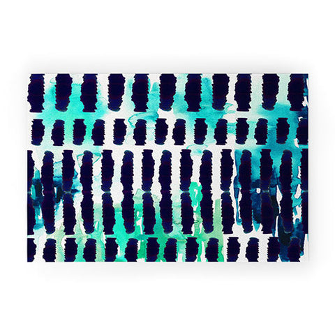Holly Sharpe Inky Abstract Welcome Mat
