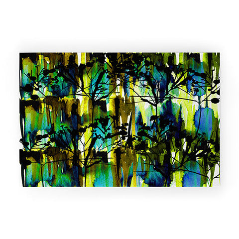 Holly Sharpe Inky Forest Welcome Mat