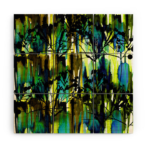 Holly Sharpe Inky Forest Wood Wall Mural