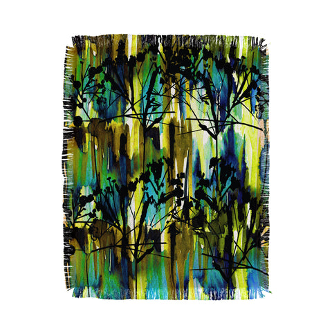 Holly Sharpe Inky Forest Throw Blanket