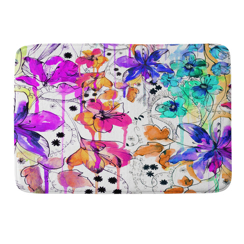 Holly Sharpe Lost In Botanica 1 Memory Foam Bath Mat