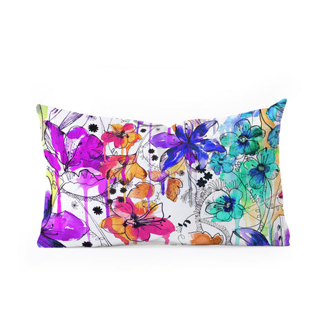 Holly Sharpe Lost In Botanica 1 Oblong Throw Pillow