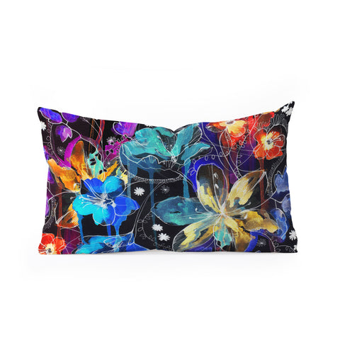 Holly Sharpe Lost In Botanica 2 Oblong Throw Pillow