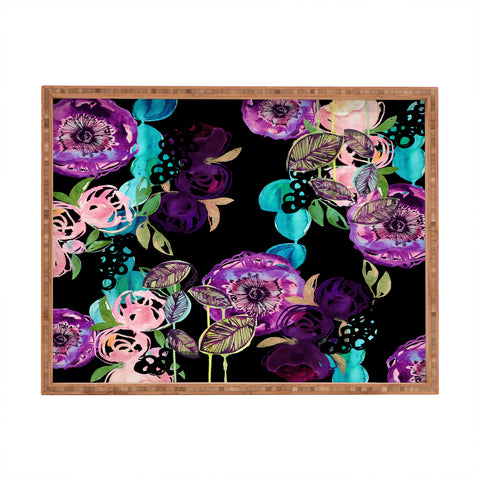 Holly Sharpe Opulent Floral Rectangular Tray