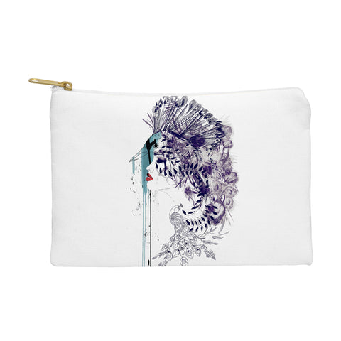 Holly Sharpe Peacock Girl II Pouch