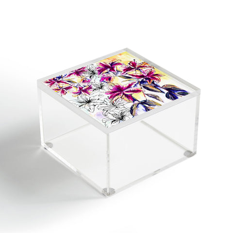 Holly Sharpe Rainbow Lily Acrylic Box