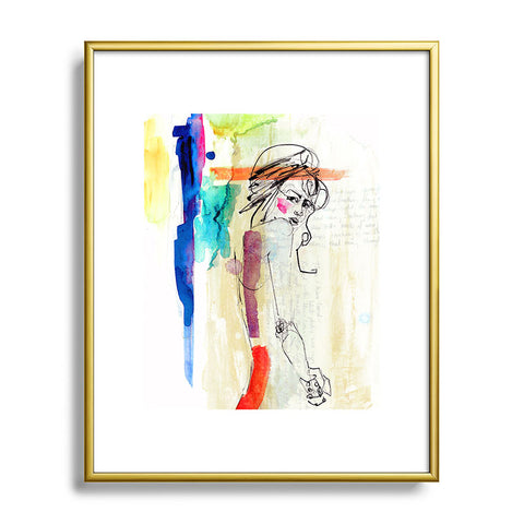 Holly Sharpe Rainbow Metal Framed Art Print