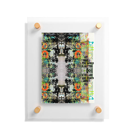Holly Sharpe Rainbow Ruin II Floating Acrylic Print