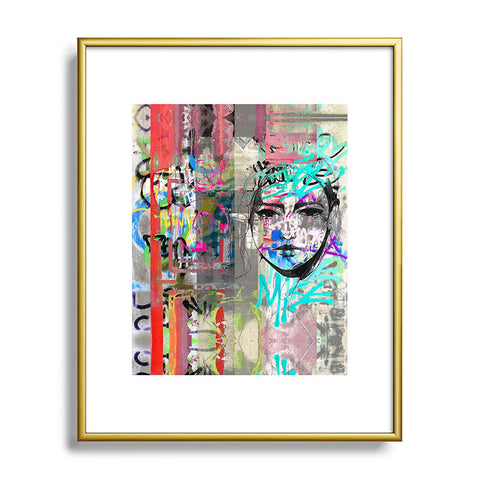 Holly Sharpe Rainbow Ruin Metal Framed Art Print