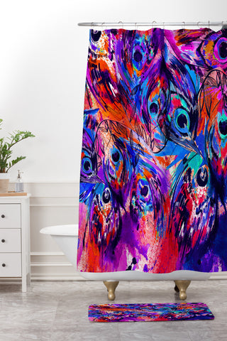 Holly Sharpe Rapture II Shower Curtain And Mat