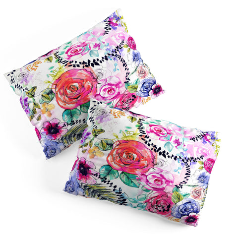 Holly Sharpe Rose Garden 01 Pillow Shams