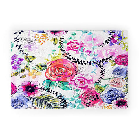 Holly Sharpe Rose Garden 01 Welcome Mat