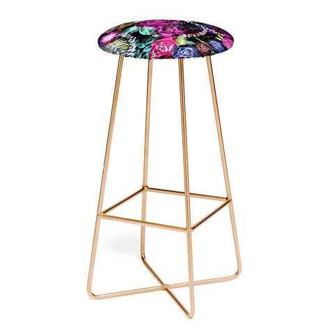 Holly Sharpe Rose Garden at Night Bar Stool