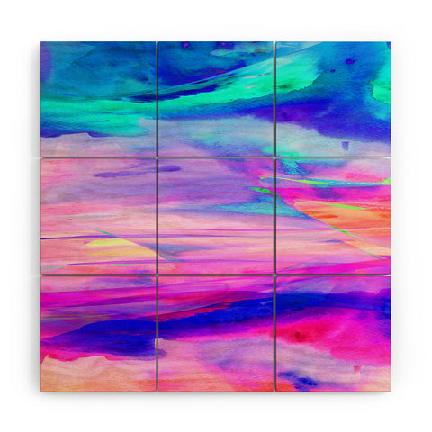 Holly Sharpe Sky Sunset Wood Wall Mural