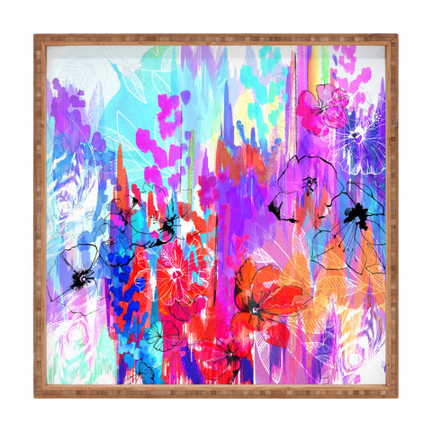Holly Sharpe Summer Rain Square Tray