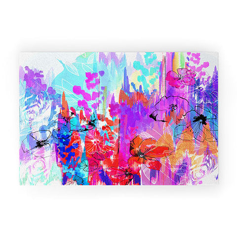 Holly Sharpe Summer Rain Welcome Mat